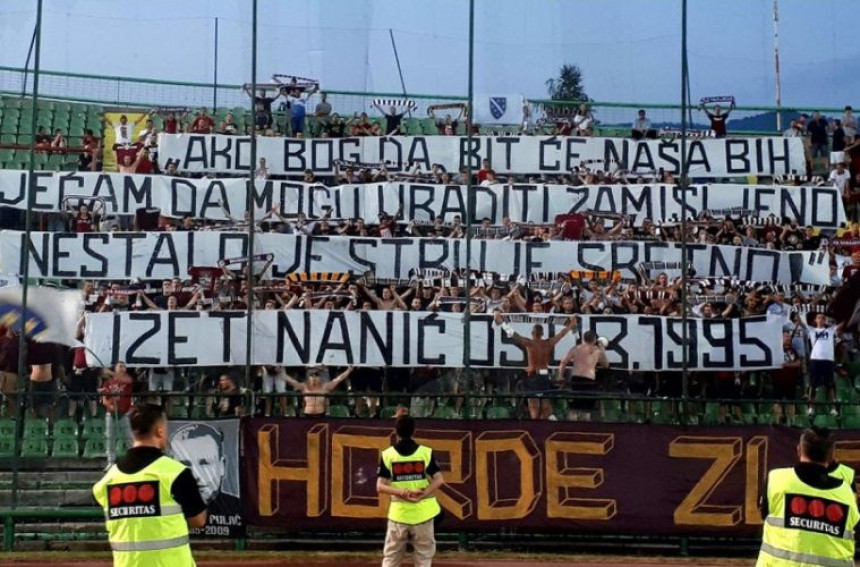 Na Koševu veličanje „Oluje“ - da li je to fudbal?!