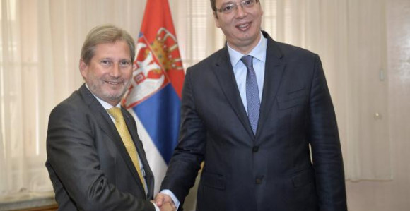 Vučić se sastao sa komesarom EU