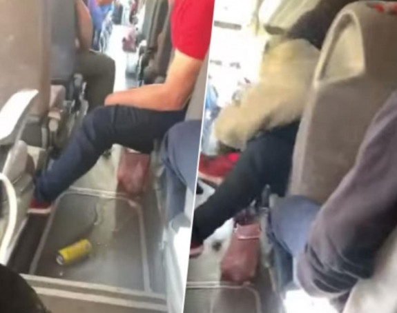 Pijan tražio od vozača da mu dohvati pivo