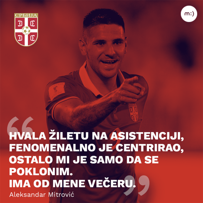 Živković zaslužio večeru od Mitrovića!