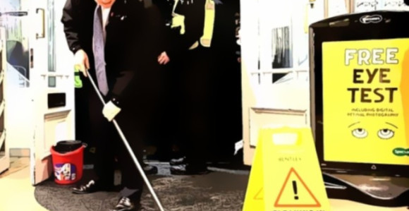 Премијер Џонсон се латио крпе након поплава