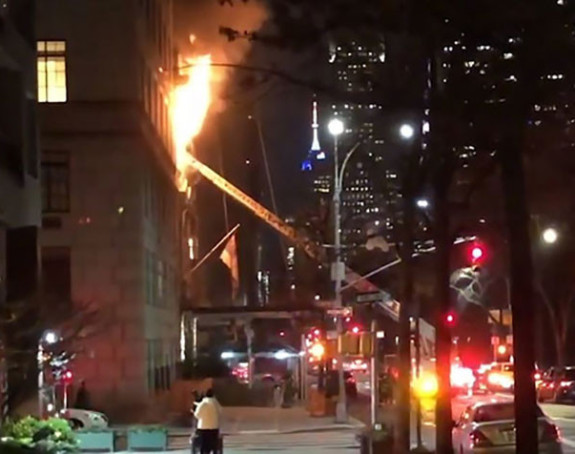 Požar u misiji Srbije u UN