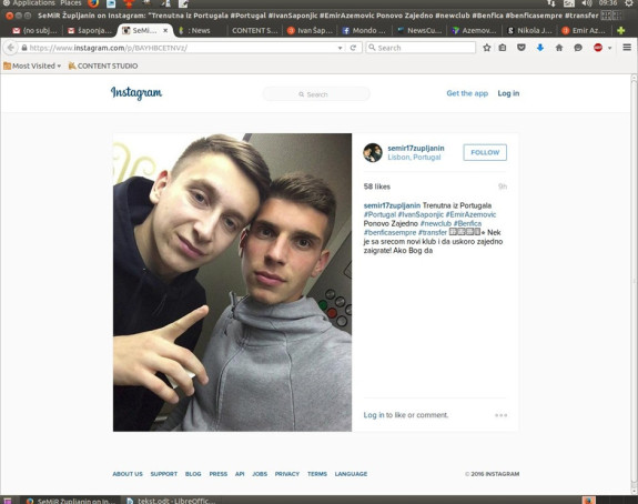 Шапоњић је већ у Португалу!