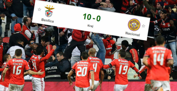 POR: Benfika slavila sa 10:0!