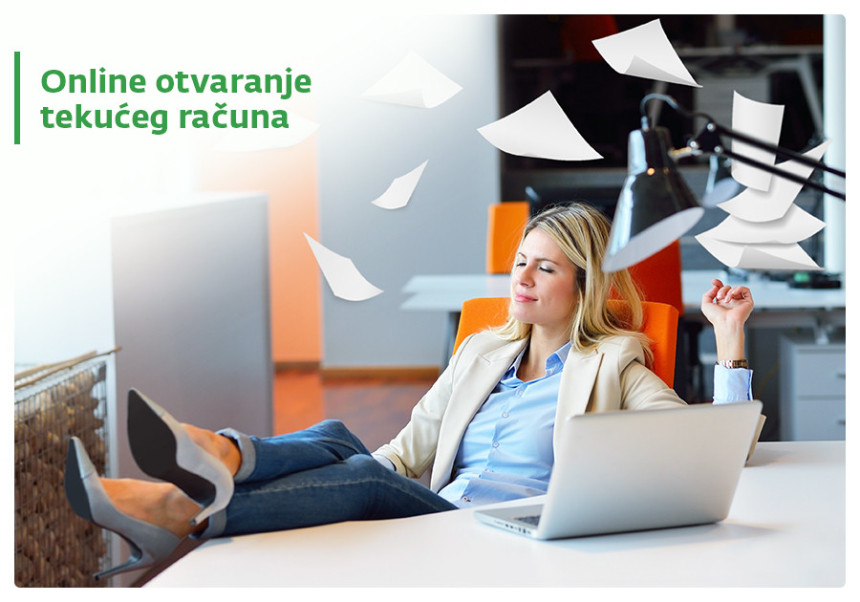 Otvorite račun za nekoliko minuta