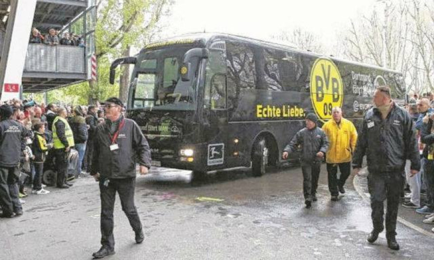 Napadnut autobus Borusije Dortmund!