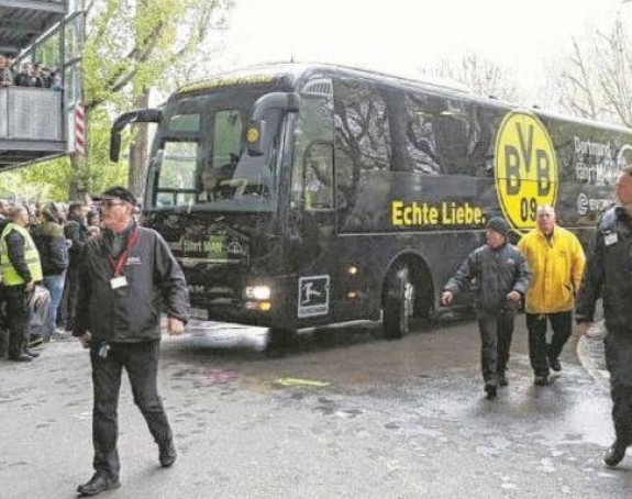 Napadnut autobus Borusije Dortmund! 