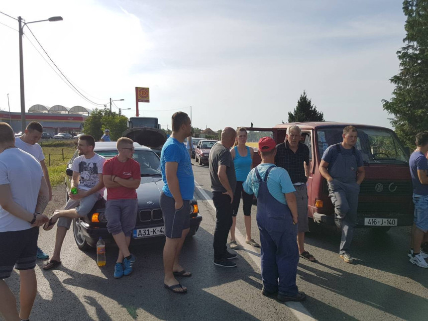 Incident tokom blokade ulica 