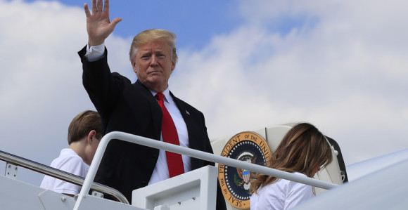 Tramp i NATO, oči u oči