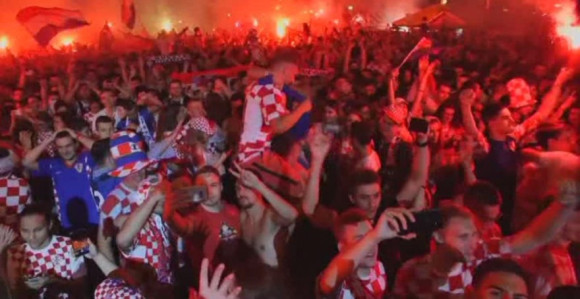 Видео: Лудница у Загребу након пласмана у финале!