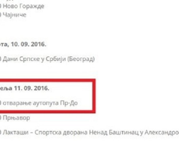 Otvaranje puta kao stranačka aktivnost