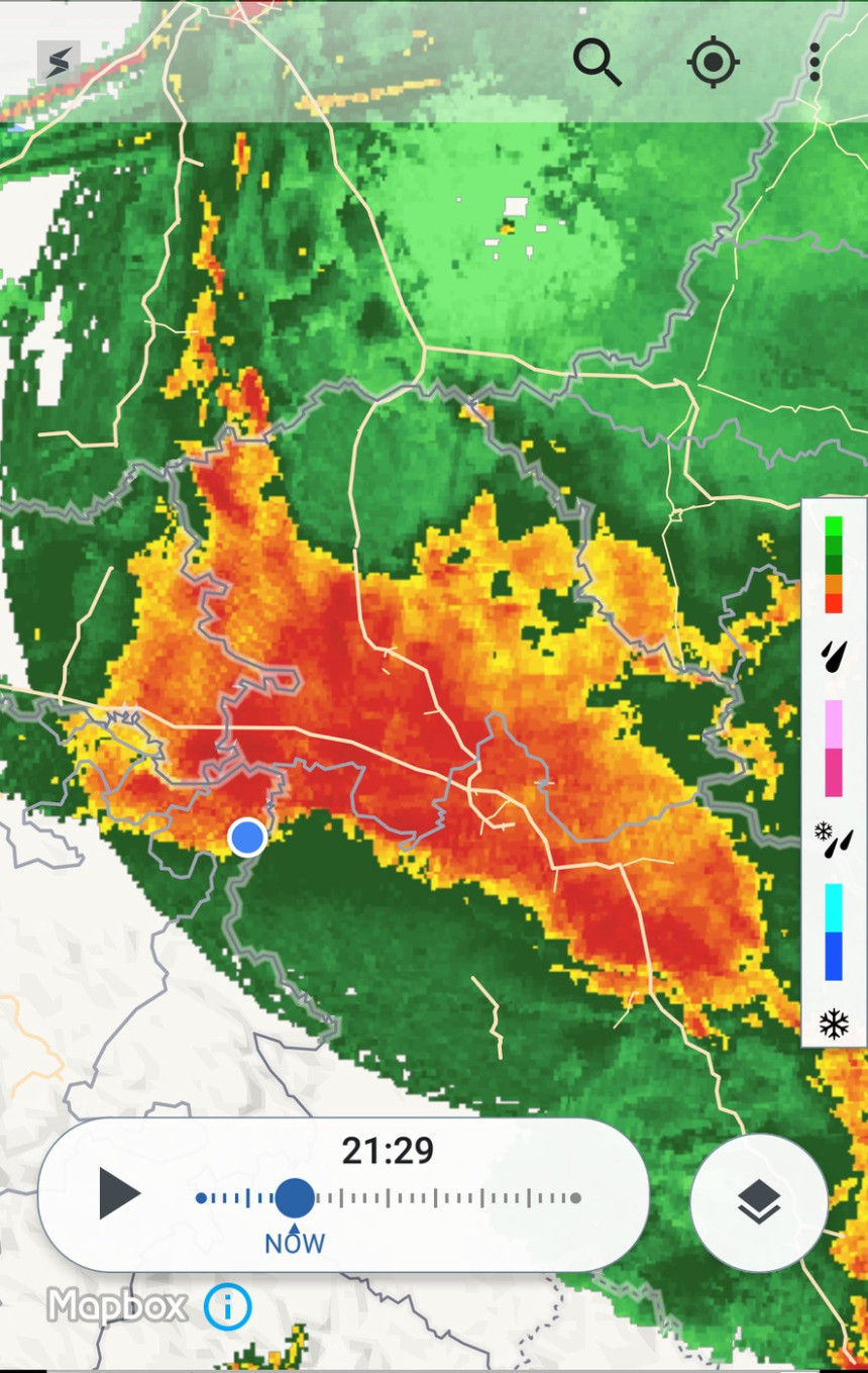 Olujno nevrijeme pogodilo Srbiju