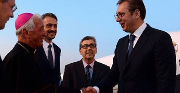  Predsjednik Vučić stigao u zvaničnu posjetu Vatikanu