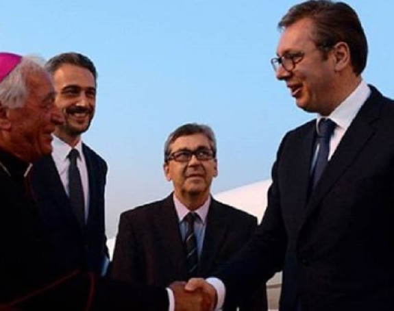  Predsjednik Vučić stigao u zvaničnu posjetu Vatikanu