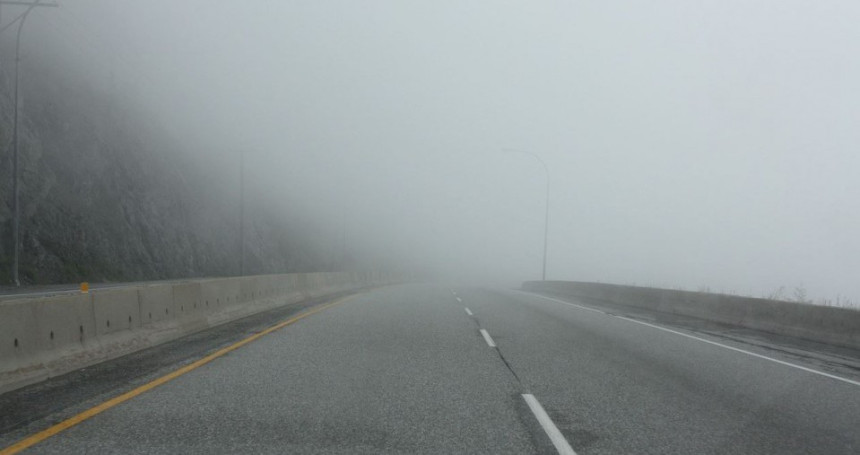 Magla na putevima u okolini Vlasenice