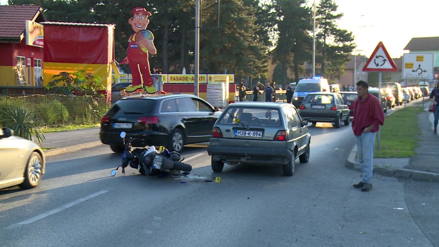 Povrijeđen vozač motocikla