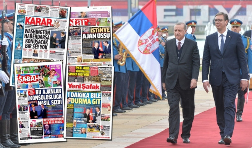 Насловне стране турских новина