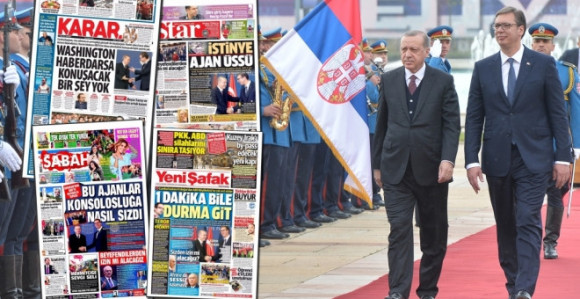 Naslovne strane turskih novina