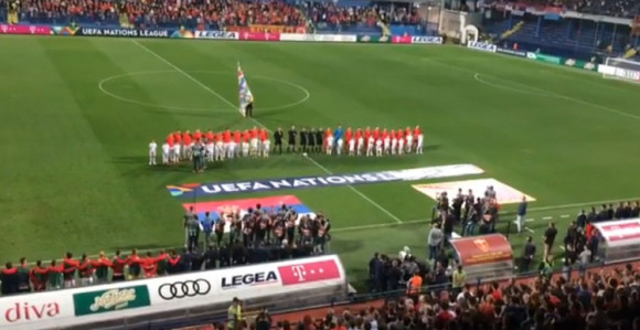 Veliki aplauz za srpsku himnu