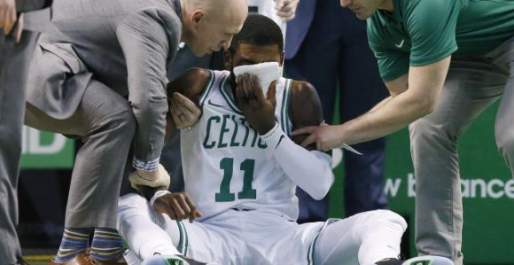 Video: Irving krvav napustio teren, udario ga Bejns!