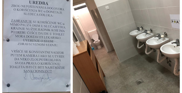 Direktor zabranio odlazak u toalet!