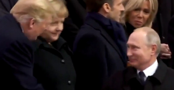 Pariz: Rukovali se Putin i Tramp