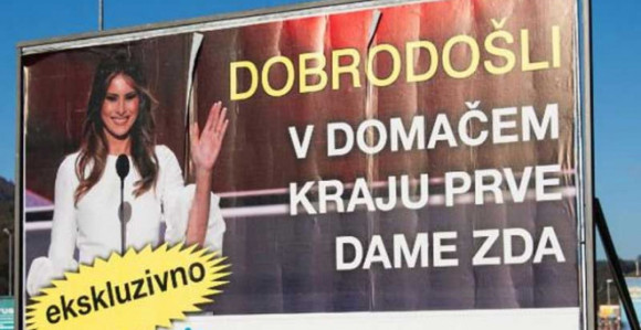 Melanija poslala upozorenje Sloveniji