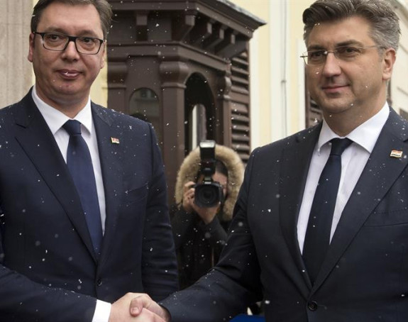 Vučić se sastao sa Plenkovićem