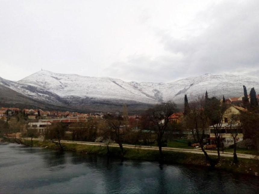 Снијег на југу Херцеговине