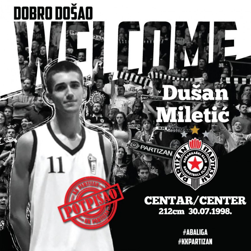 Partizan ima novog centra!