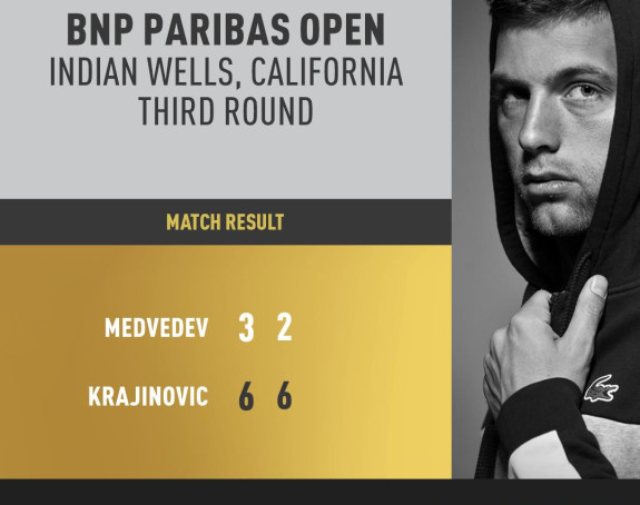 IV: Krajinović izbacio Medvedeva i čeka Nadala!