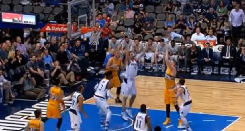 Video: Jokićev šut preko Dirka kao u školskom dvorištu!
