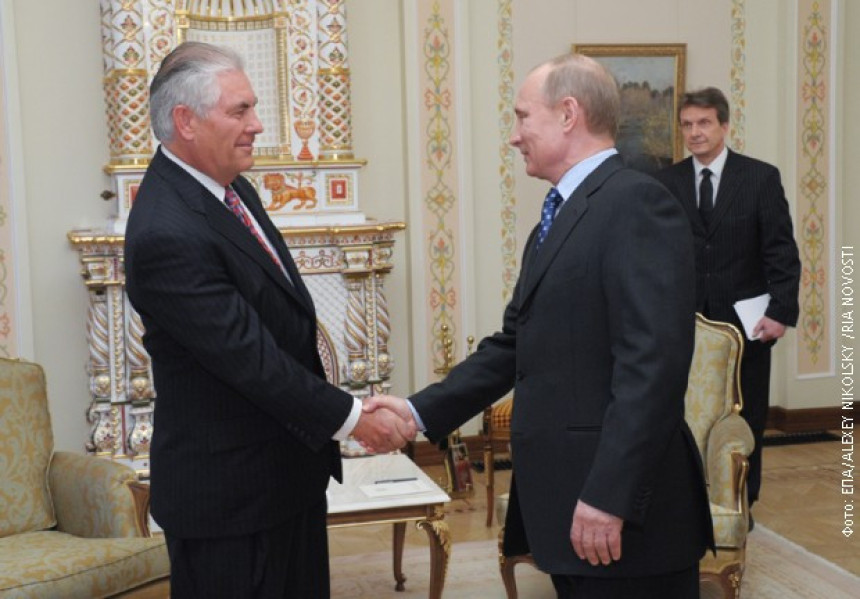 Састанак Путина и Тилерсона