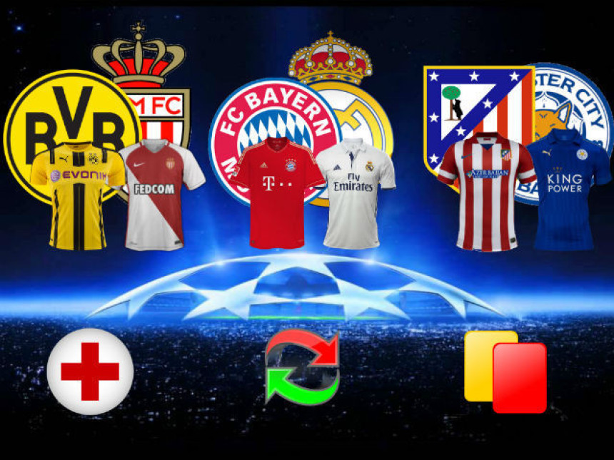 LŠ - najava i analiza: Dortmund - Monako, Bajern - Real i Atletiko - Lester...