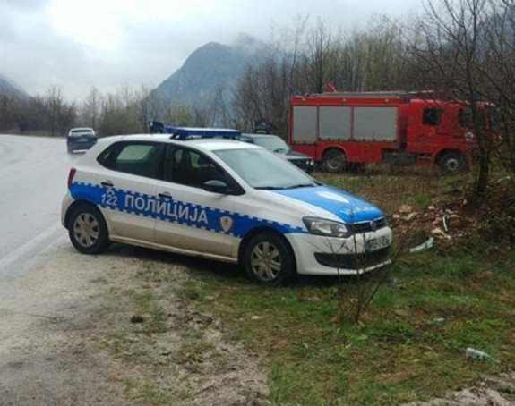 Automobil sletio u Miljacku