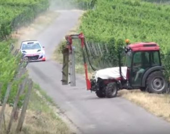 Video: Kad traktorista uleti na VRC reli!