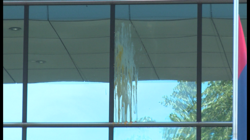 Ponovo jajima gađao Vladu RS