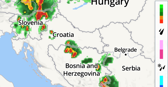 Наредних дана киша и грмљавине