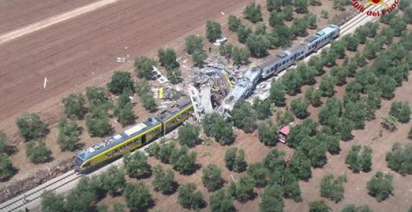 Tragedija kod Barija: Direktan sudar vozova