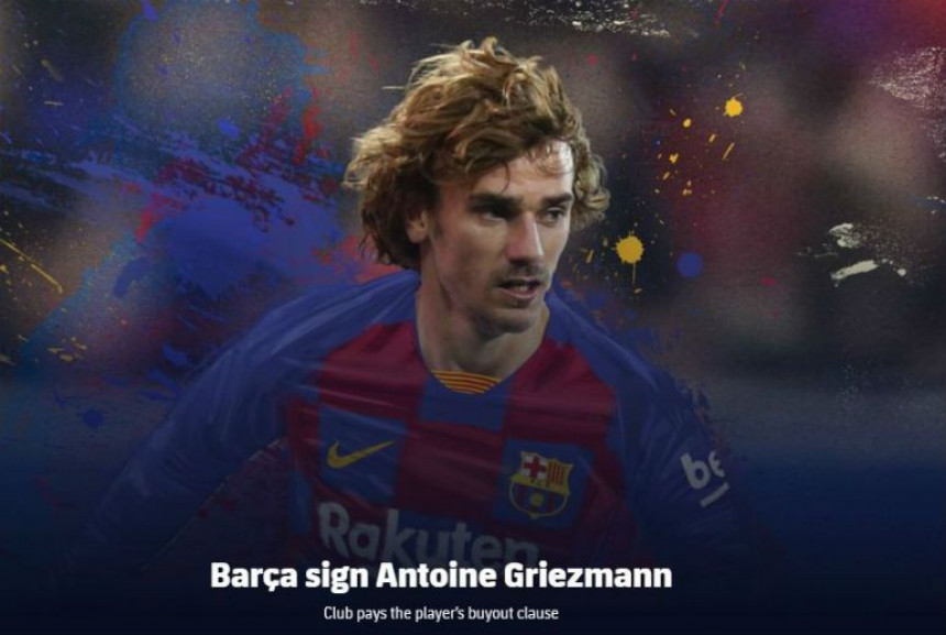 Званично: Антоан Гризман је нови фудбалер Барсе!