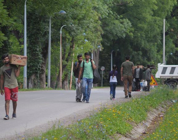 Pobuna mještana protiv migranata u Medenom polju