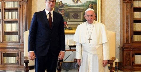 Vučić sa papom o saradnji Srbije i Vatikana