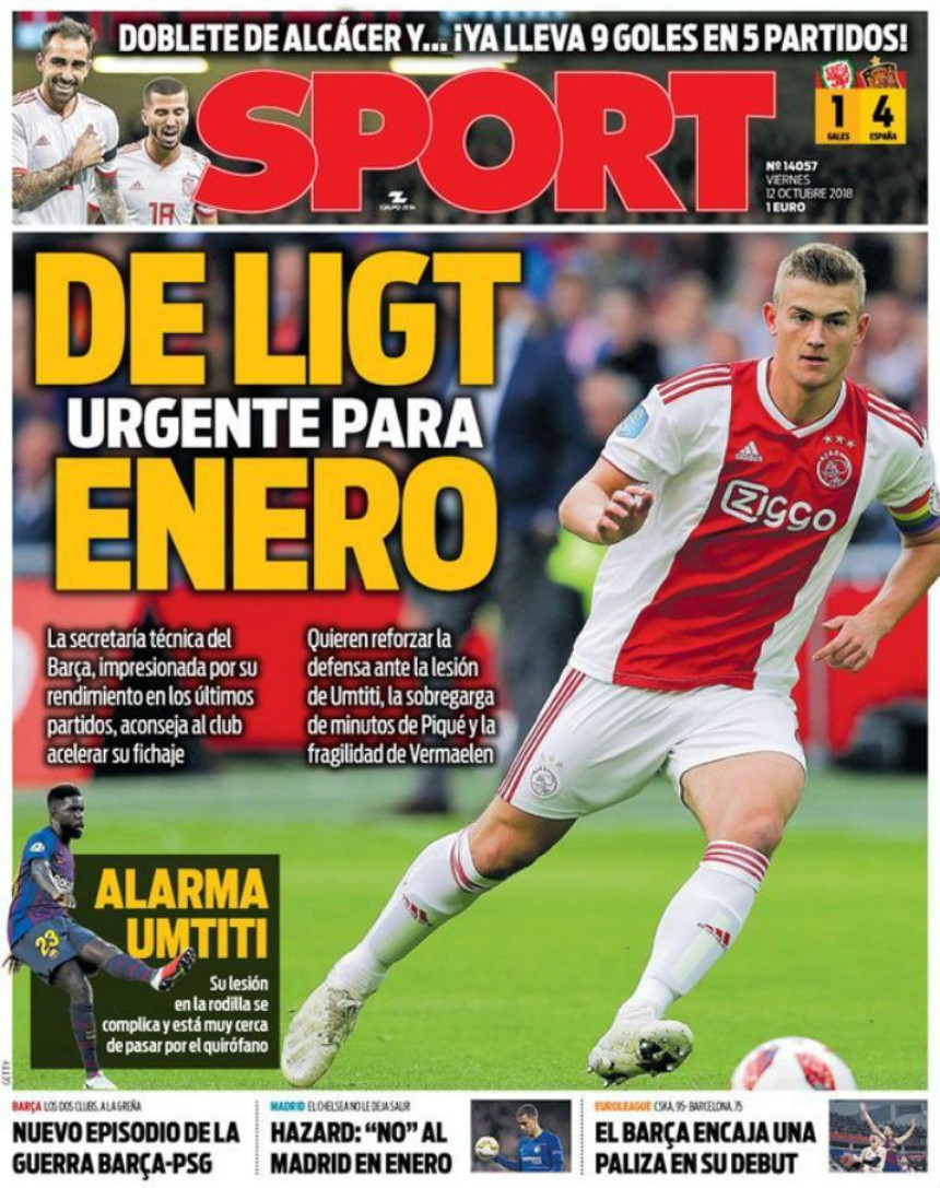 Barsa u žurbi, De Liht u januaru?