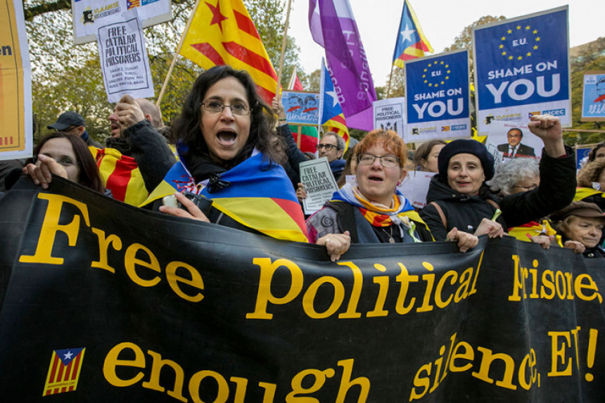 Miting u Briselu: "Za Kataloniju!"