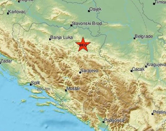 Zemljotres jačine 2,6 pogodio Lukavac