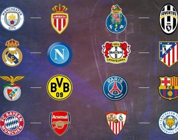 LŠ - žrijeb: Barsa sa PSŽ, Arsenal na Bajern! I još...