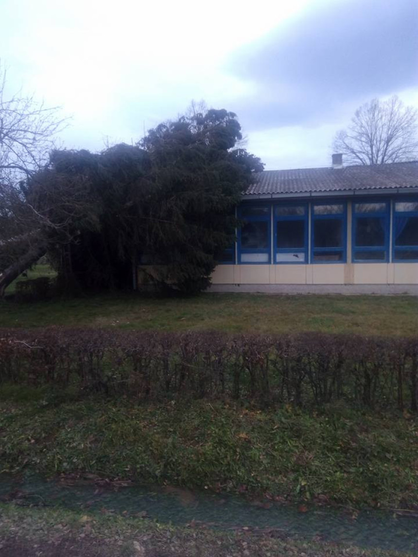Vjetar izazvao probleme u Srpcu