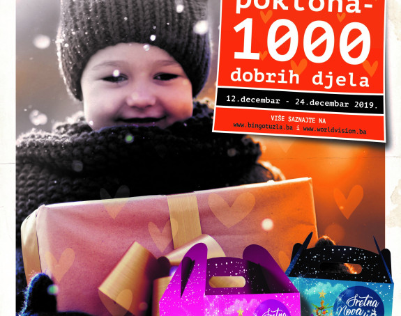 1000 poklona – 1000 dobrih djela!