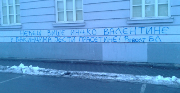 Revolt grafitom "pozdravio" i Incka