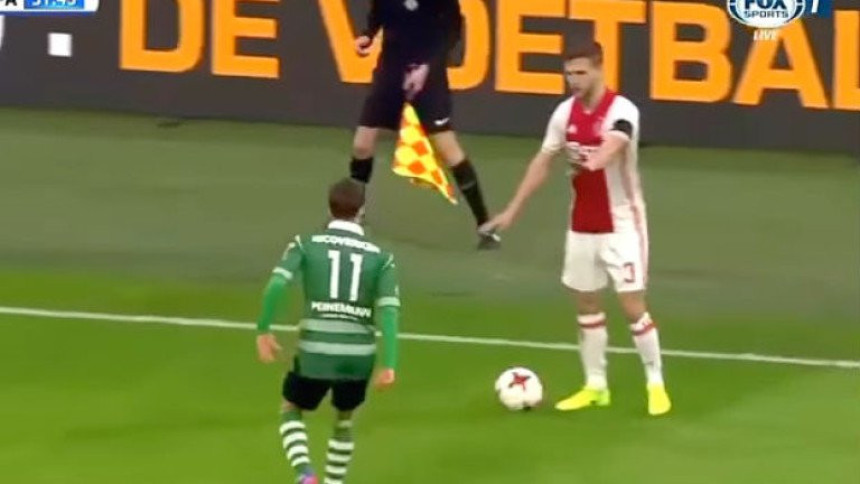 Video: Joel Feltman osramotio i sebe i Ajaks!
